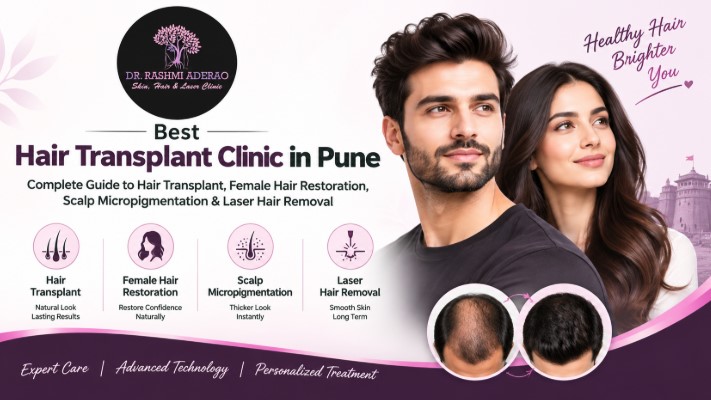 Best Hair Transplant Clinic in Pune: Complete Guide to Hair Transplant, Female Hair Restoration, Scalp Micropigmentation & Laser Hair Removal